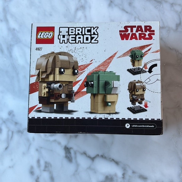 LEGO BrickHeadz Yoda & Luke Skywalker Set, new in box, sealed - Picture 2 of 5